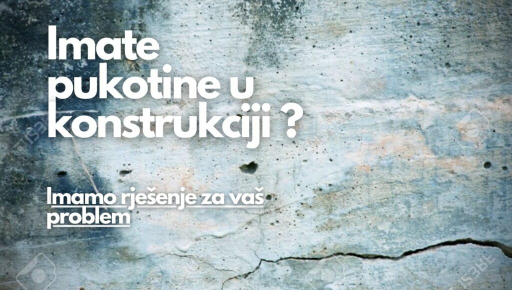 Kako rješiti problem napuknuća konstrukcije? Rješenje je kod nas! GRAĐEVINSK APOTEKA d.o.o. ZADAR